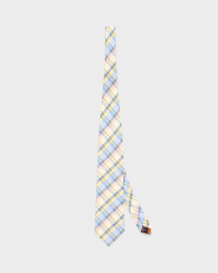 Vintage Etro Checked Silk Tie