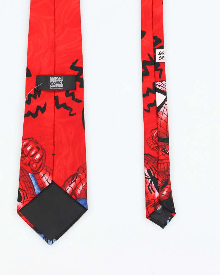 Vintage 90s Marvel Comics Spider Man Tie