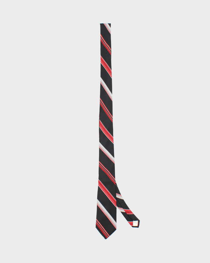 Vintage Yves Saint Lauren Silk Striped Neck Tie