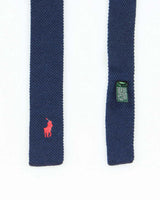 Vintage Ralph Lauren Elasticated Skinny Neck Tie