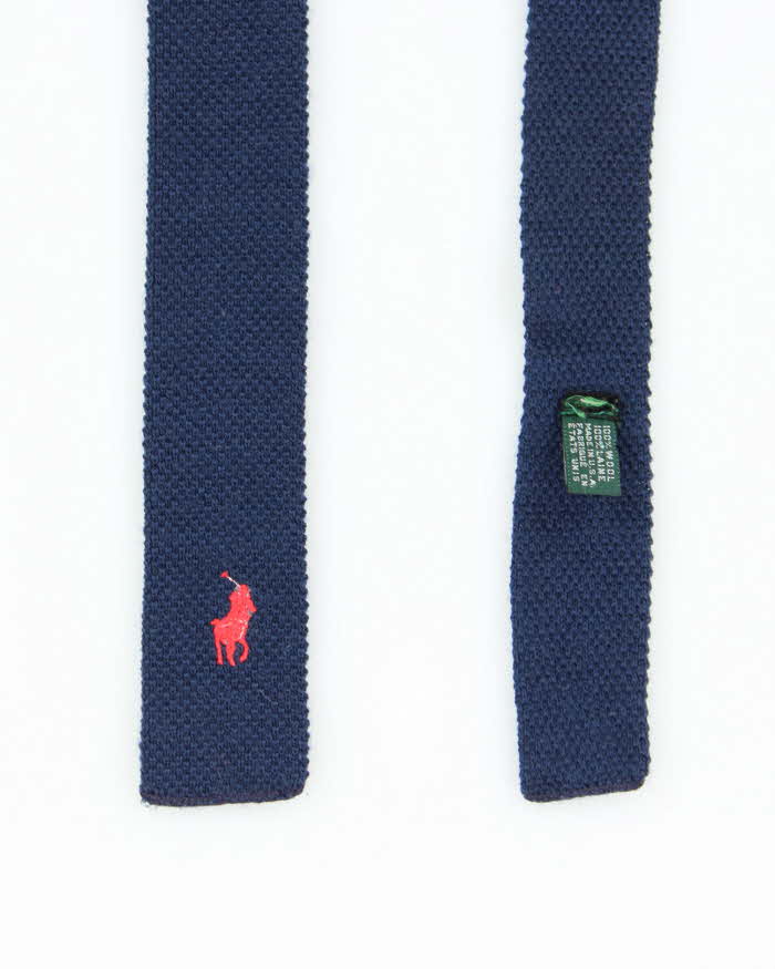 Vintage Ralph Lauren Elasticated Skinny Neck Tie