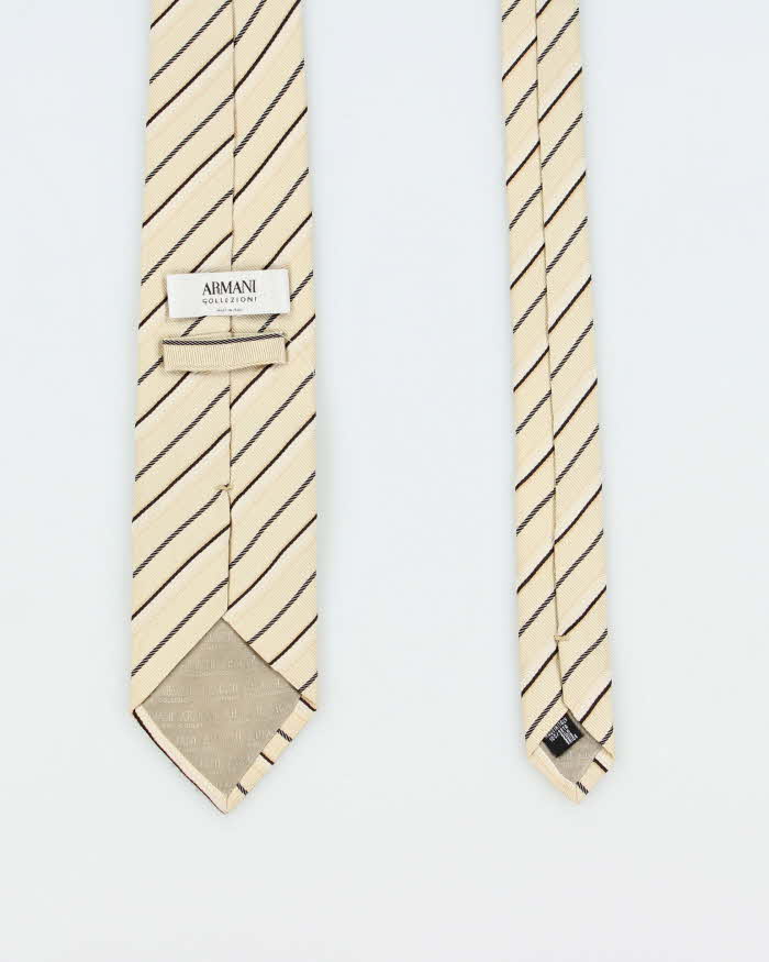 Vintage Armani Collezioni Silk Striped Tie