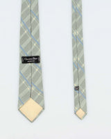 Vintage 80's Christian Dior Silk Patterned Neck Tie