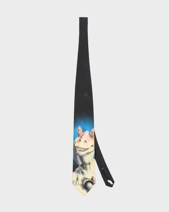 Vintage 90's Star Wars Jar Jar Binks All Over Print Tie