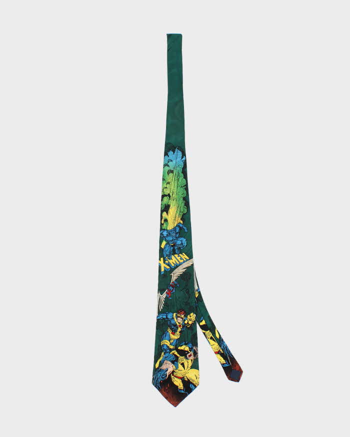 Vintage 90's X-Men All Over Print Graphic Tie