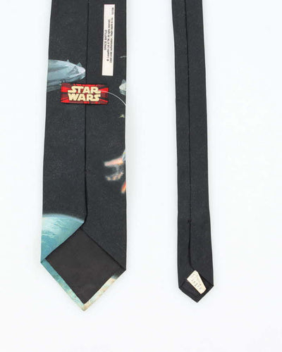 Vintage 90's Star Wars Space Battle Graphic Print Tie