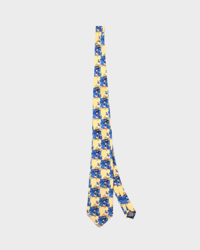 Vintage 90's Disney Donald Duck All Over Print Tie
