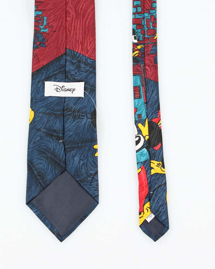 Vintage 90's Disney Mickey Mouse All Over Print Tie