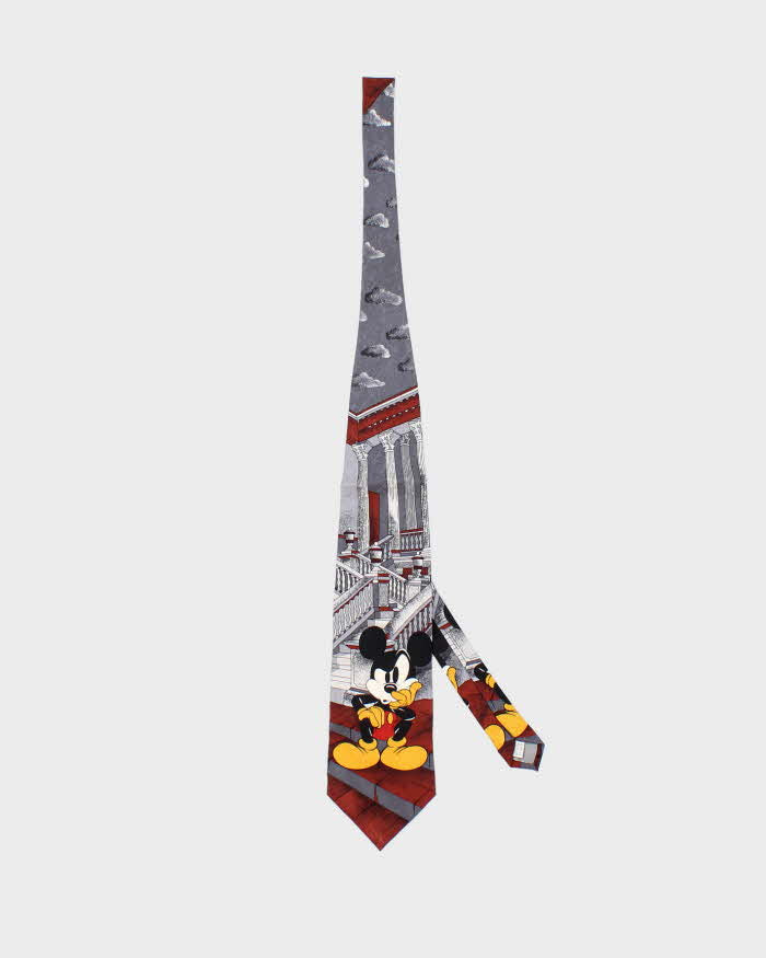 Vintage 90's Mickey Mouse All Over Print Tie