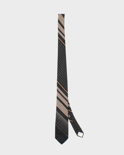 Vintage Christian Dior Striped Silk Tie
