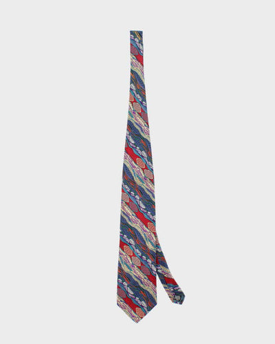 Vintage 90's Coogi Patterned Silk Tie