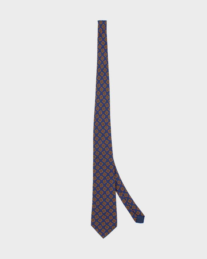 Vintage 80's Lanvin Patterned Silk Tie
