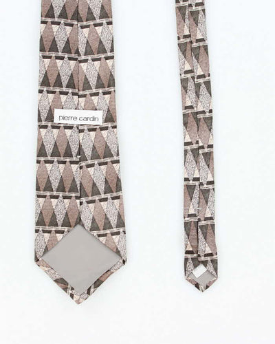 Vintage 90's Pierre Cardin Patterned Silk Tie
