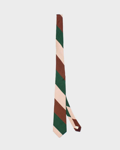 Vintage 90's Lanvin Silk Striped Tie