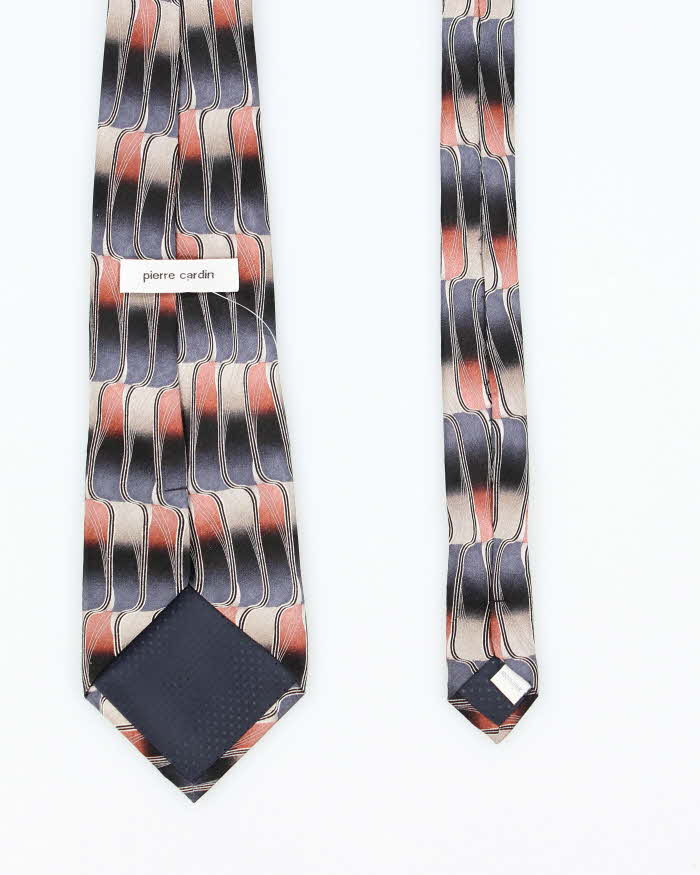 Vintage 90's Pierre Cardin Silk Patterned Tie