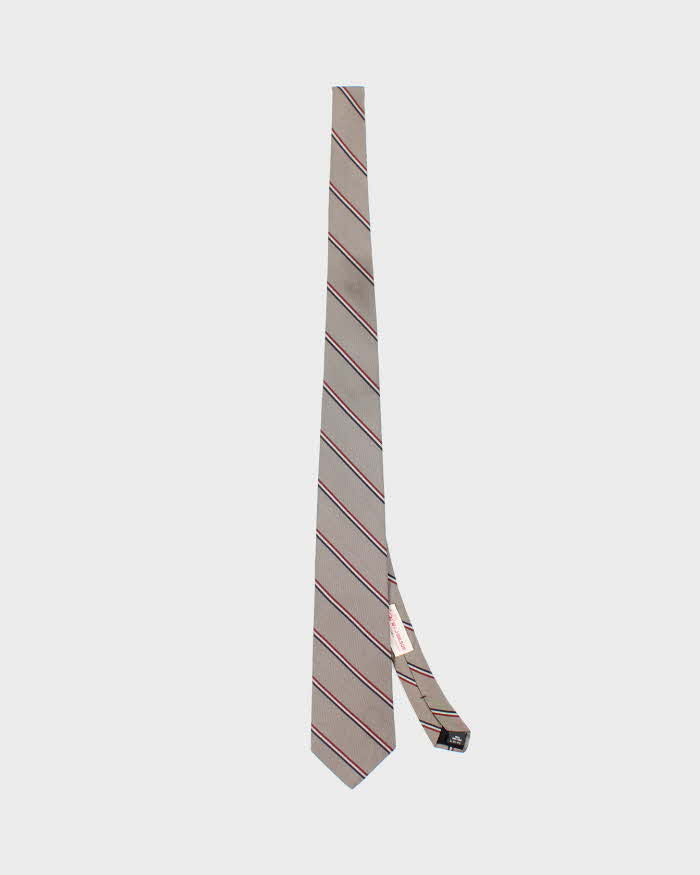 Vintage Lanvin Stripe Silk Tie