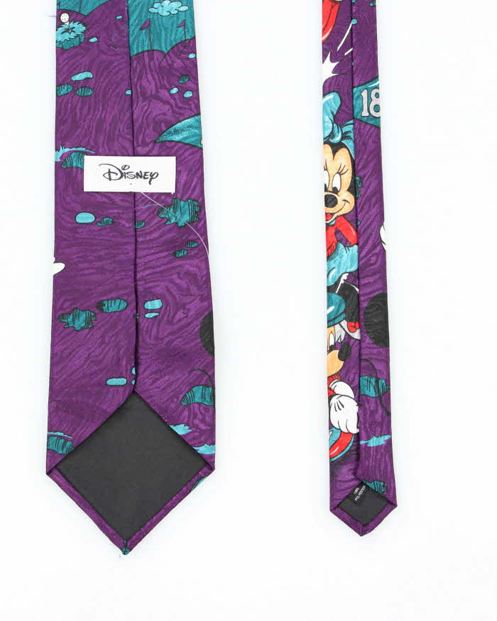 Vintage Disney Mickey &amp; Minnie Mouse Tie