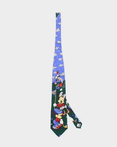 Vintage 90s Disney Golf Silk Tie