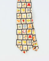 Vintage Museum Artefacts Silk Tie