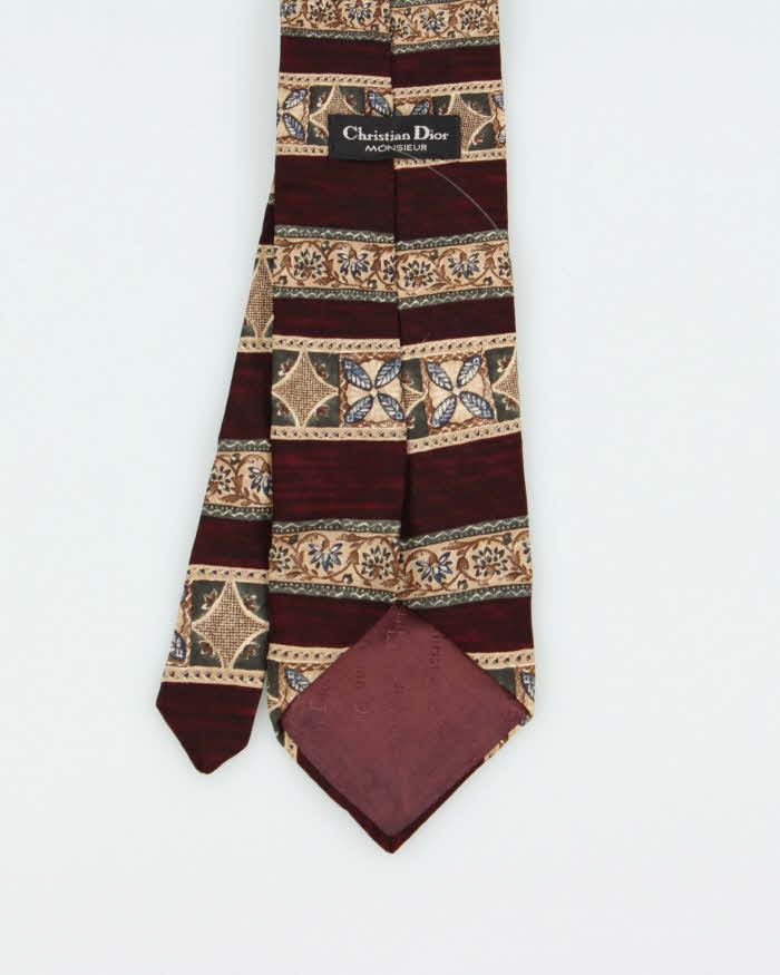 Vintage 90s Chritsian Dior Silk Tie