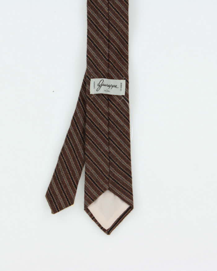 Vintage 80s Giuseppe Wool Tie