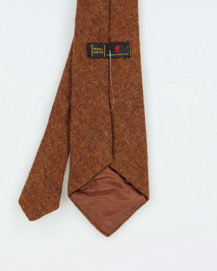 Vintage 70s Wool Tie