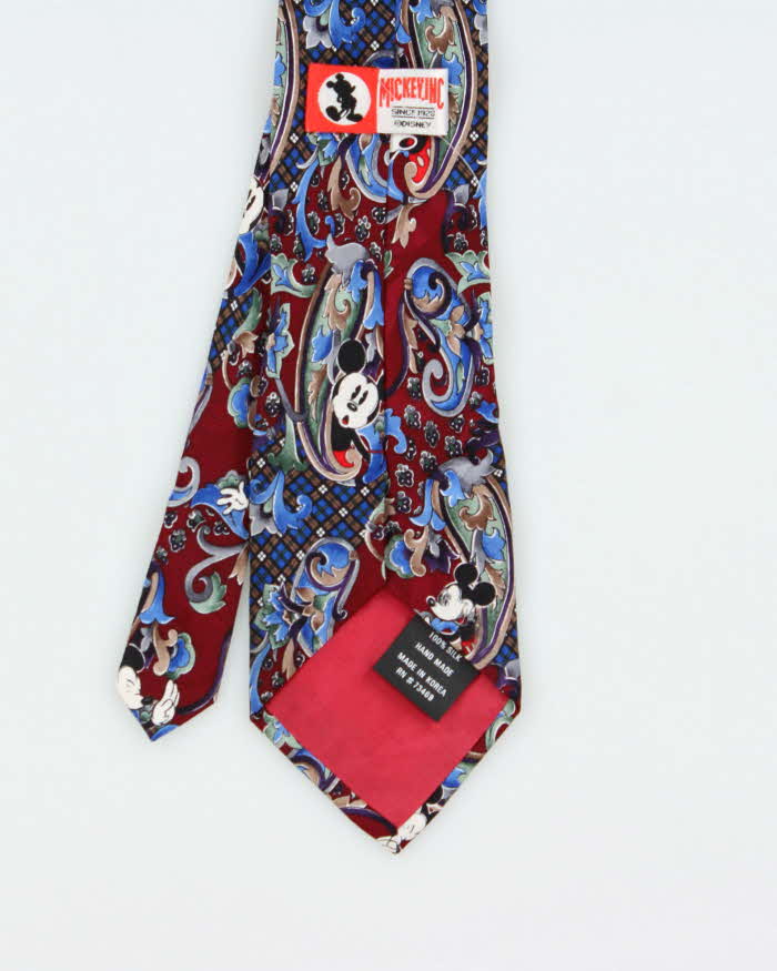 Vintage Mickey Mouse Silk Tie