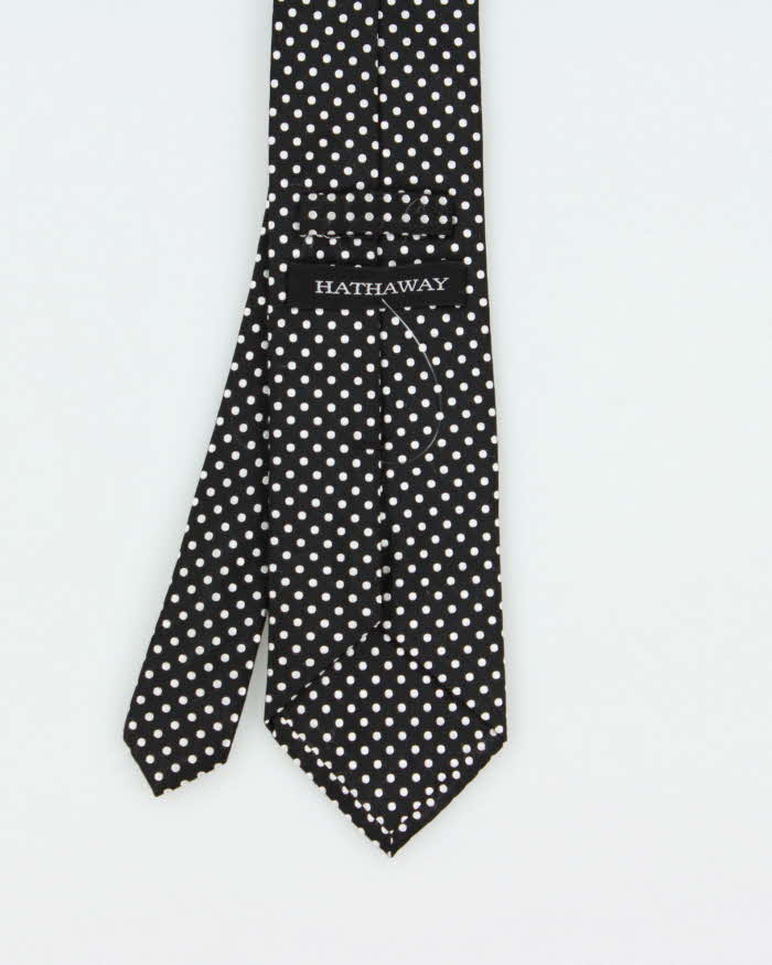 Vintage Hathaway Polka Dot Silk Tie
