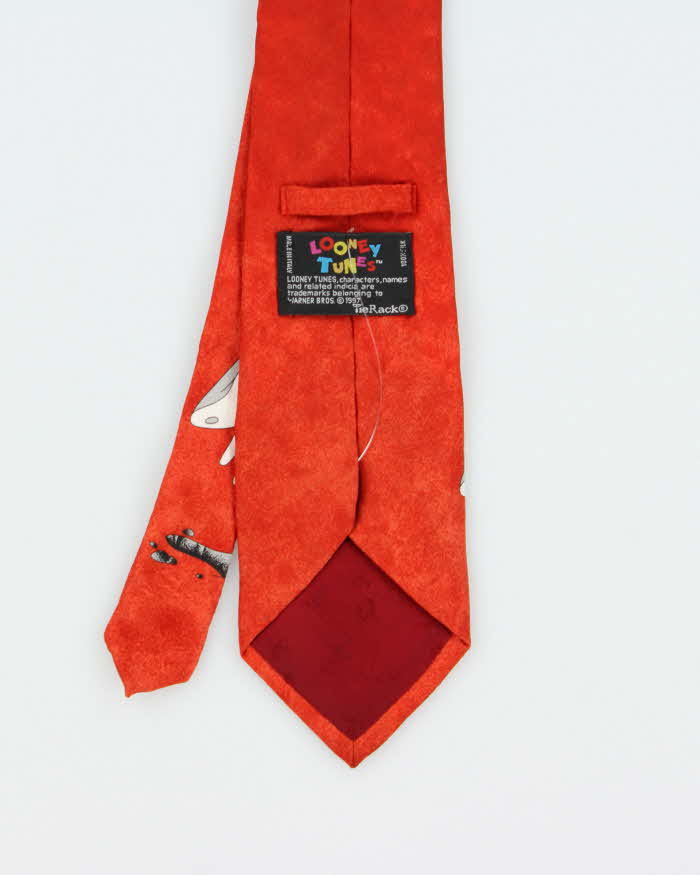 Vintage 90s Looney Tunes Silk Tie
