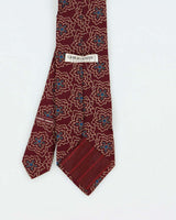 Vintage Giorgio Armani Cravette Floral Silk Tie