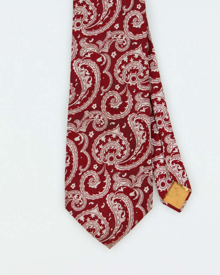 Vintage 70s Christian Dior Silk Tie