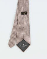Vintage Lanvin Pattern Silk Tie