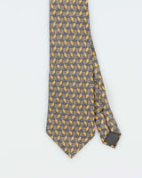 Vintage Lanvin Pattern Silk Tie