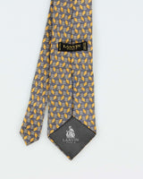 Vintage Lanvin Pattern Silk Tie