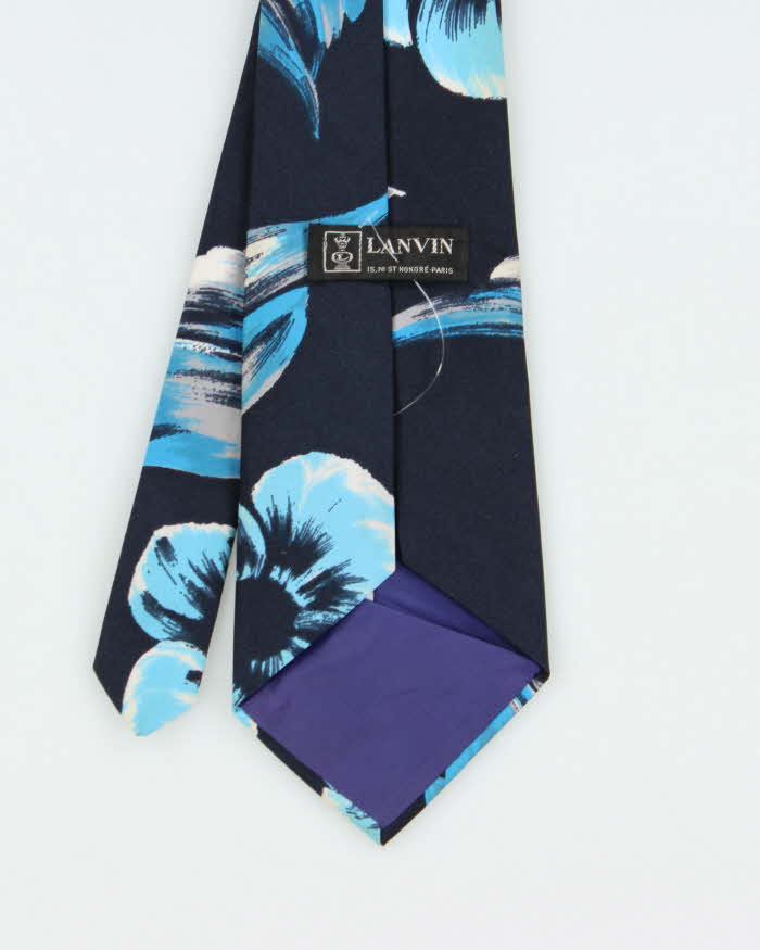 Vintage 70s Lanvin Silk Tie