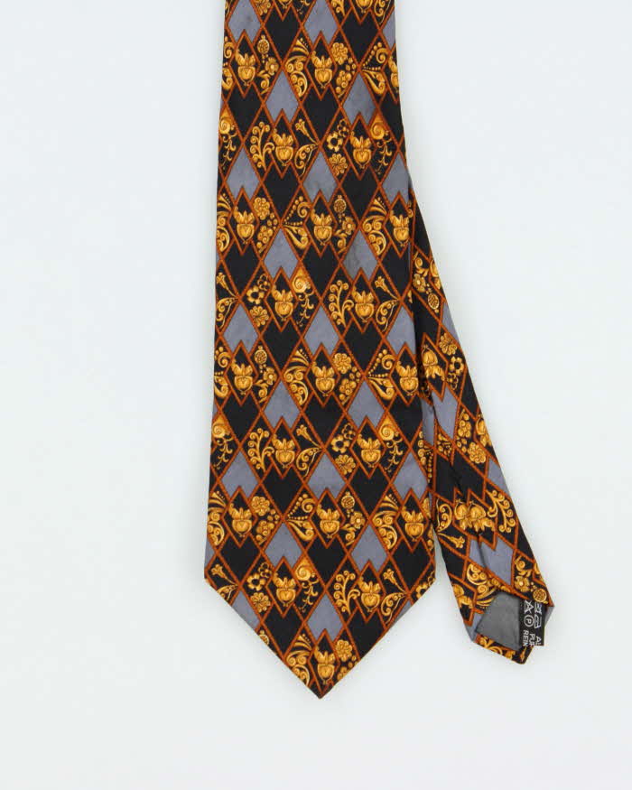Vintage Lanvin Pattern Silk Tie