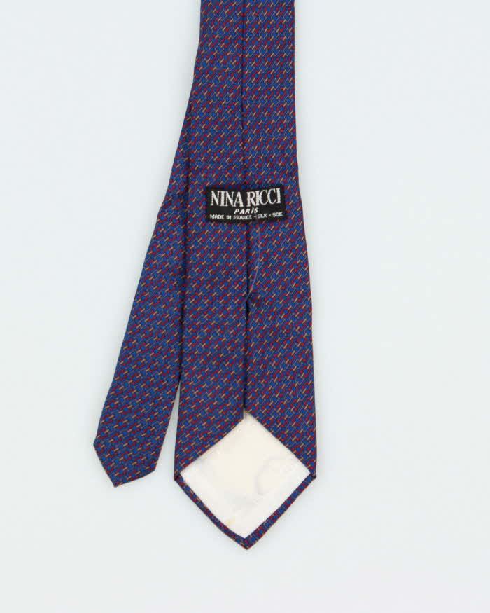Vintage 80s Nina Ricci Silk Tie