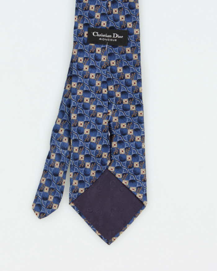 Vintage 80s Christian Dior Silk Tie
