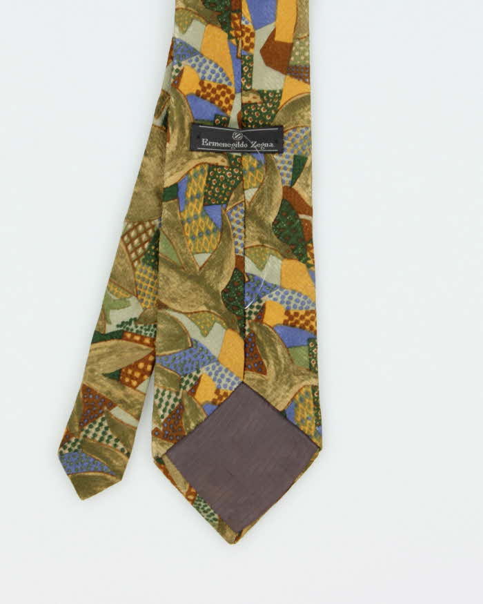 Vintage Eremenegildo Zenga Silk Tie