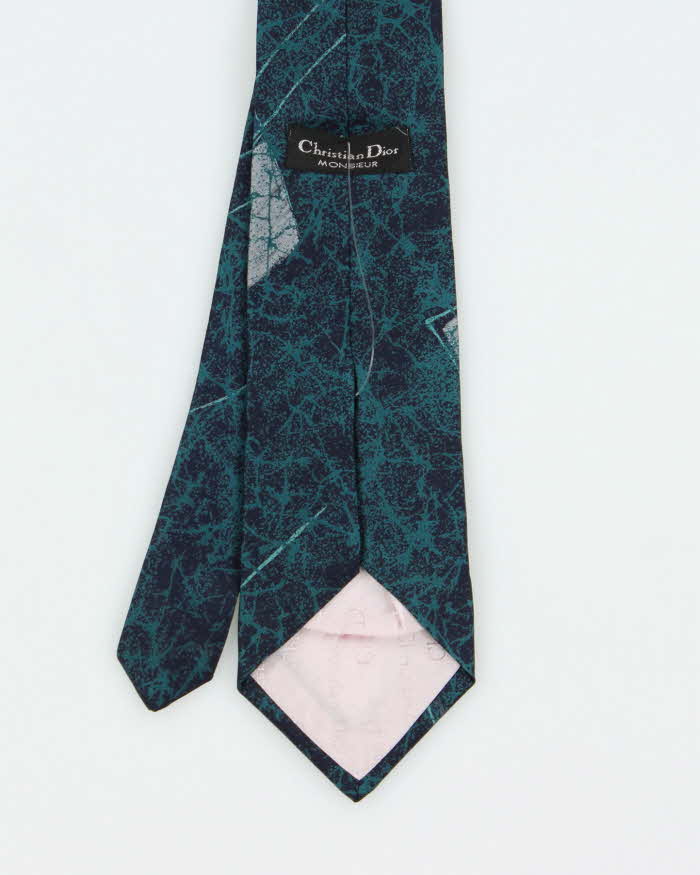 Vintage 70s Christian Dior Silk Tie