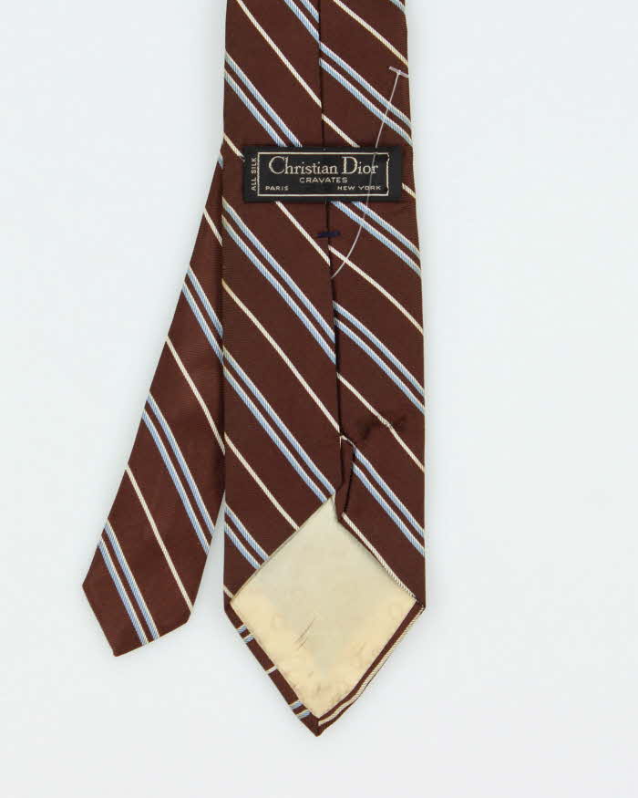 Vintage 70s Christian Dior Silk Tie