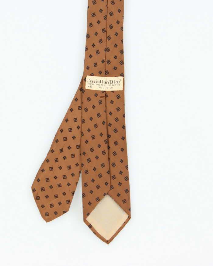 Vintage 60s Christian Dior Silk Tie