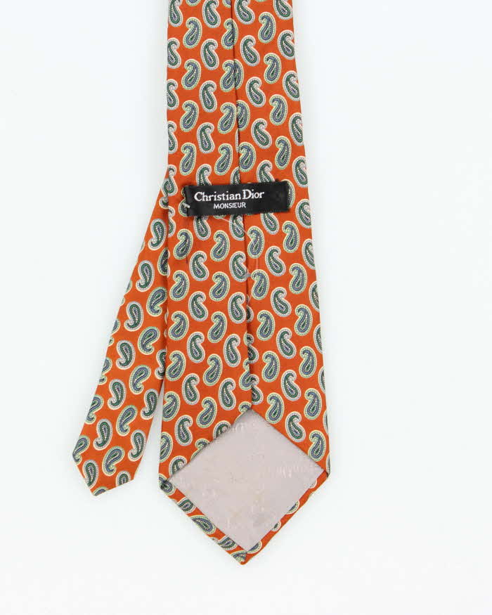 Vintage 90s Christian Dior Silk Tie