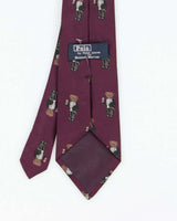 Vintage Polo Ralph Lauren for Neiman Marcus SIlk Bear Martini Tie