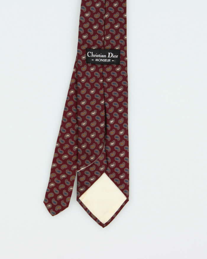 Vintage Christian Dior Silk Tie