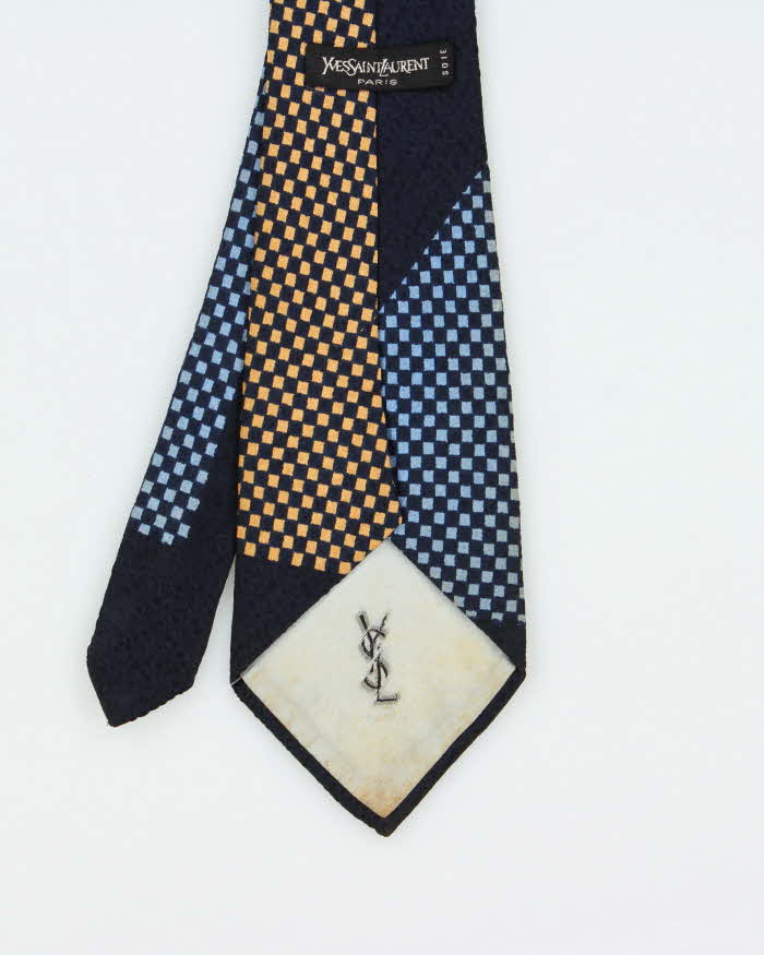 Vintage 1970s Yves Saint Laurent Silk Tie