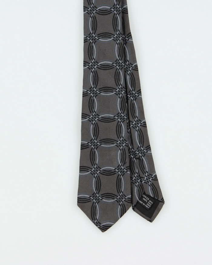 Vintage Gucci Silk Skinny Tie