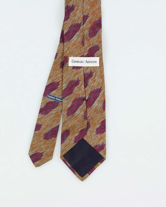 Vintage 80s Giorgio Armani Silk Tie