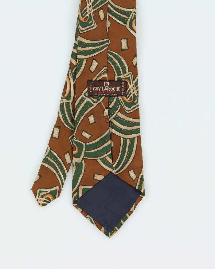 Vintage 80s Guy Laroche Silk Tie