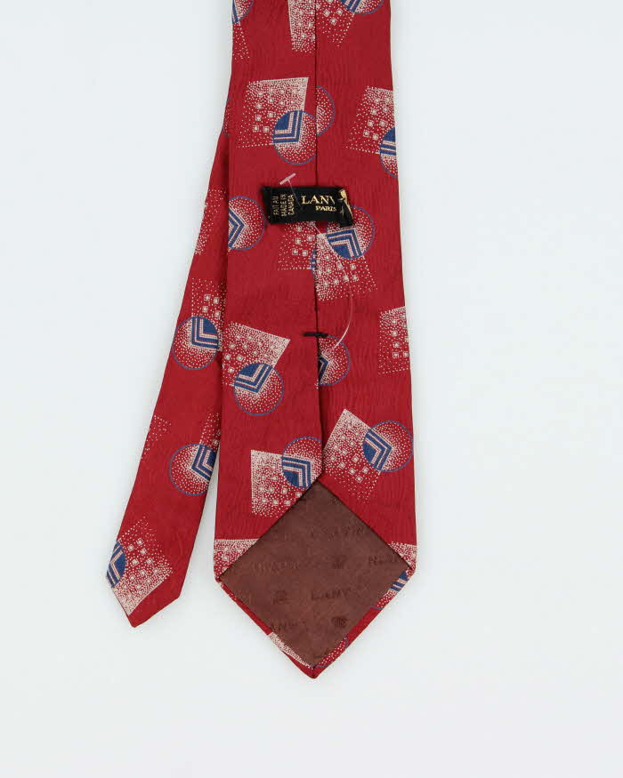 Vintage 70s Lanvin Silk Tie